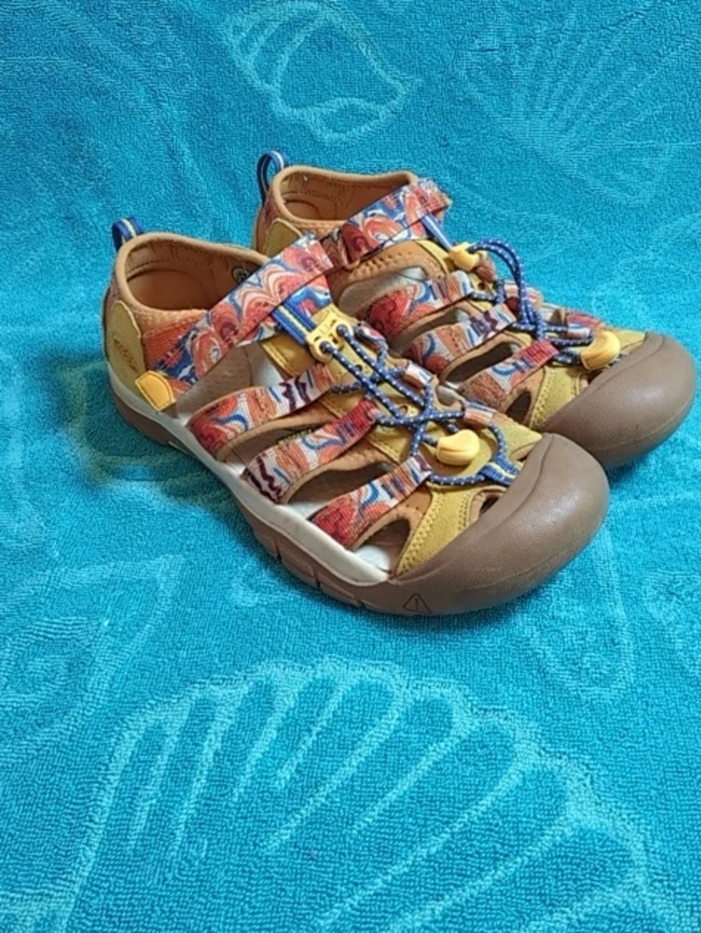 Keen Multicolor Outdoor Sandals - Yellow & Brown